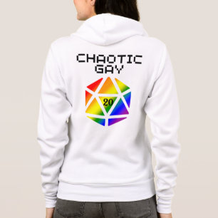 Camiseta Caótico Gay D20 – Orgulho LGBTQ+ DND