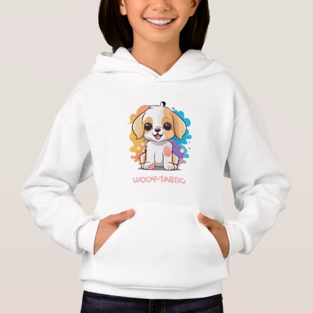 Camiseta Cãozinho com manchas coloridas (Frente)