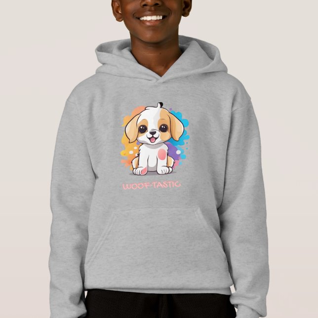 Camiseta Cãozinho com manchas coloridas (Frente)