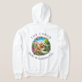 Camiseta Capa com capuz com zíper e logotipo personalizado 