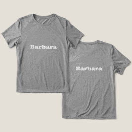 Camiseta Capa curta de Cinza feminina