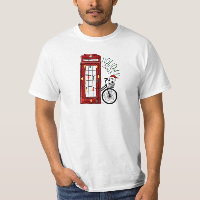 Camiseta Capa curta de férias (Frente)