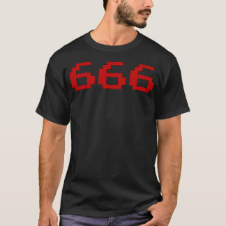 Camiseta Capa Curta do Jogo de Vídeo Retroativo de 668 Bits