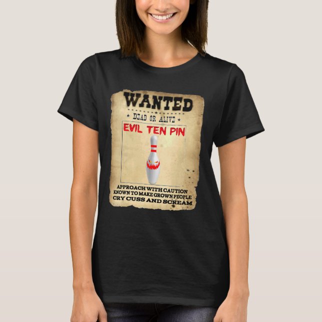 Camiseta Capa Curta mau Dez Pinos 10 Boliches (Frente)