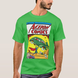 Camiseta Capa da História em Quadrinhos número 1 do Superma