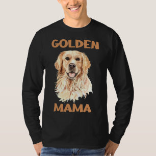 Camiseta Capa ¾ da Mama de Baseball de ouro Retriever