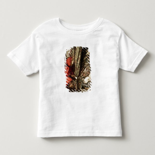 Camiseta Capa de equitação vermelha pequena de Arthur (Frente)