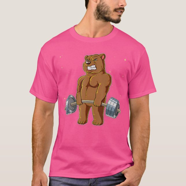 Camiseta Capa de Formação de Peso em Gym (Frente)
