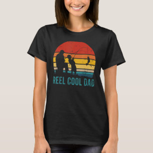 Camiseta Capa de Pai de Pesca do Revestimento Legal do Vint