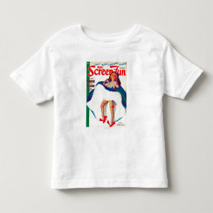 Camiseta Capa de revista real 3 do divertimento da tela