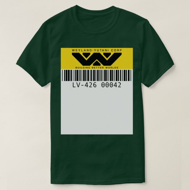 Camiseta Capa de telefone da etiqueta de patrimônio Weyland (Frente do Design)
