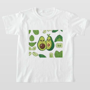 Camiseta Capa de telefone de Casal Avocado   Funny Kawaii F
