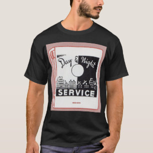 Camiseta capa de velho porta-fósforos Serviço Diurno e Notu