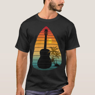 CAMISETA CAPA DE VIOLÃO TENDÊNCIA PÔR DO SOL