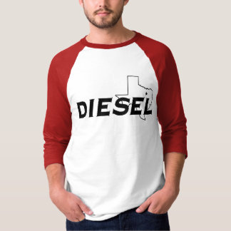 Camiseta Capa diesel vermelha/preto 3/4
