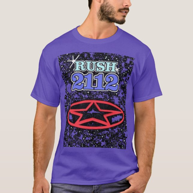 Camiseta Capa do álbum 2112 da banda Rush (Frente)