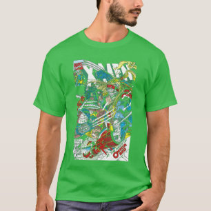 Camiseta Capa do livro de quadrinhos Marvel Omega Red amigo
