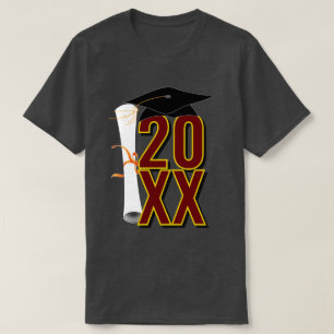Camiseta Capa e Diploma de Graduação de 20XX Graduação