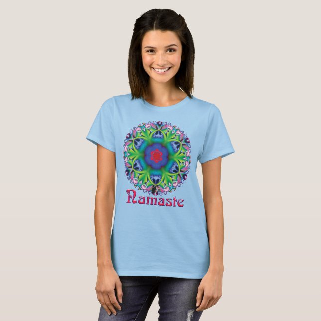 Camiseta Capa Enthrall Namaste Caleidoscópio (Frente Completa)