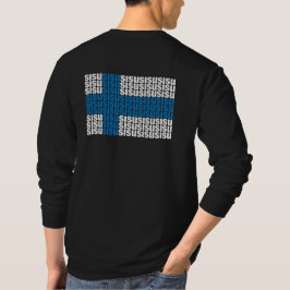 Camiseta Capa longa básica traseira de Sisu