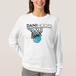 Camiseta Capa longa branca - basquete Dani Hoops