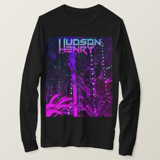 Camiseta Capa longa da água de Hudson Henry (Frente do Design)