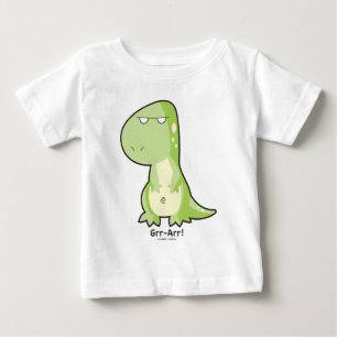 Camiseta Capa longa da criança de T-Rex