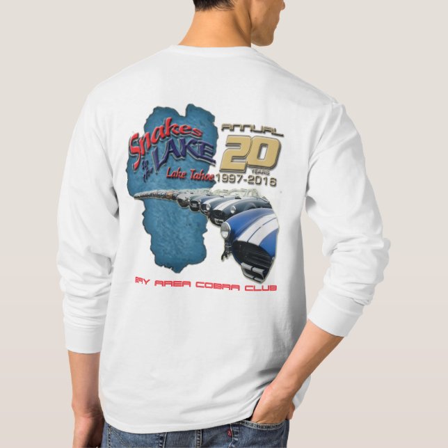 Camiseta Capa longa de 2016 cobras * (PARTE DIANTEIRA & (Verso)