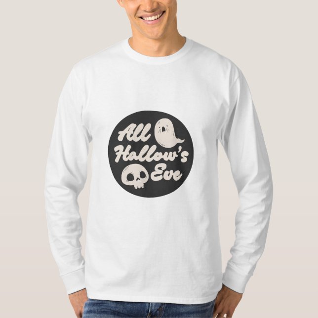 Camiseta Capa longa de todos os homens (Frente)