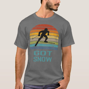 Camiseta Capa longa retrô de esqui