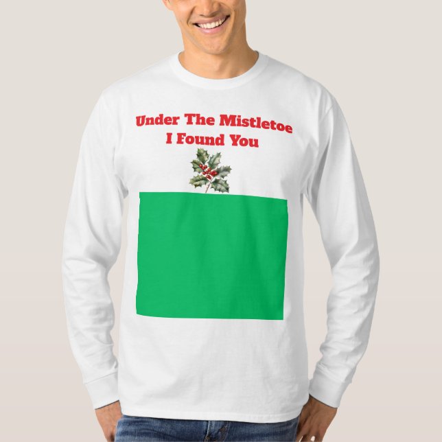 Camiseta Capa Longa Unisex Foto Personalizada Pela Camisa-T (Frente)