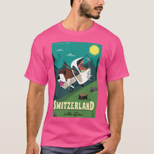 Camiseta Capa Poster de basebol suiça