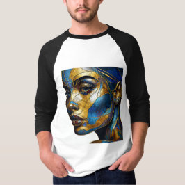 Camiseta Capa Raglan Tee Com Expressão De Arte -2