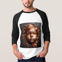 Camiseta Capa Raglan Tee Com Expressão De Arte -3