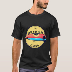 Camiseta Capa Retro San Blas Flórida Praia Surf Para Homens