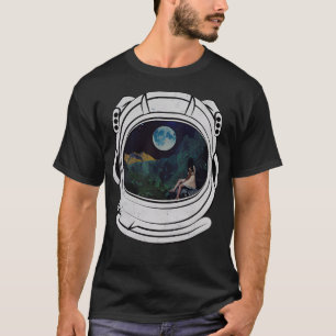 Camiseta Capacete Astronauta - Explorar O Universo