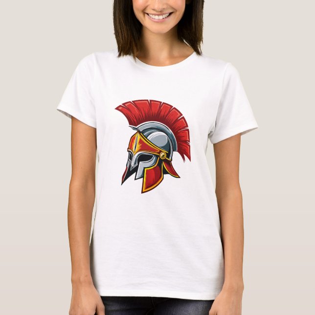 Camiseta Capacete coríntio grego antigo (Frente)
