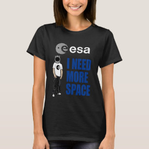 Camiseta Capacete de Astronauta da ESA Legal Preciso de Mai