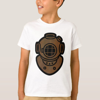 Camiseta Capacete de bronze do mergulho