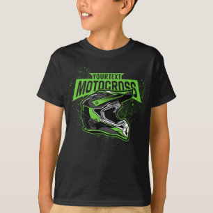 Camiseta Capacete de corrida de motocross de moto de terra 