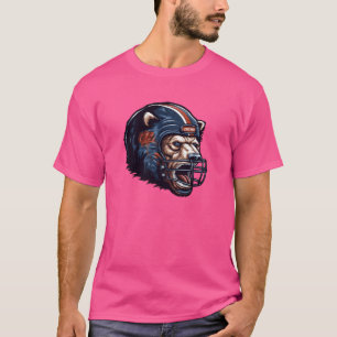 Camiseta Capacete de Futebol de Chicago