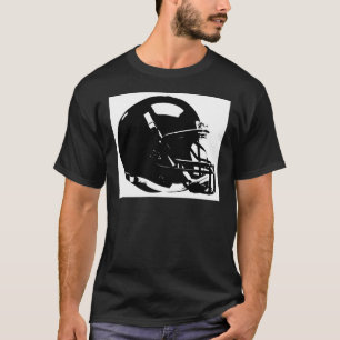 Camiseta Capacete de futebol de pop Art