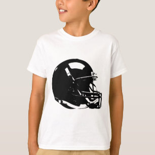 Camiseta Capacete de futebol de pop Art