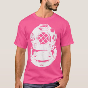 Camiseta Capacete de mergulho Arte em Descanso Submarino