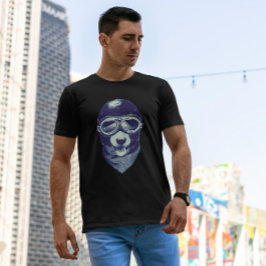 Camiseta Capacete de motocicleta de cães