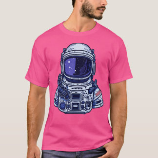 Camiseta capacete espacial
