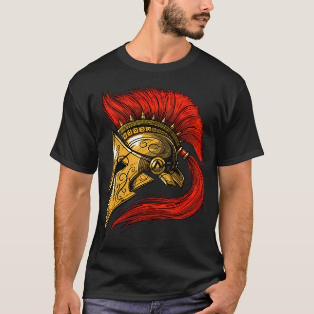 Camiseta Capacete Espartano (Frente)