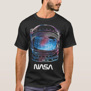 Camiseta Capacete NASA Galaxy Lineart Fill