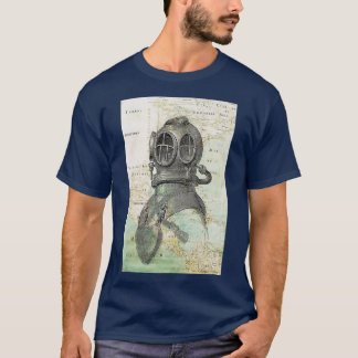 Camiseta Capacete Scuba Diving