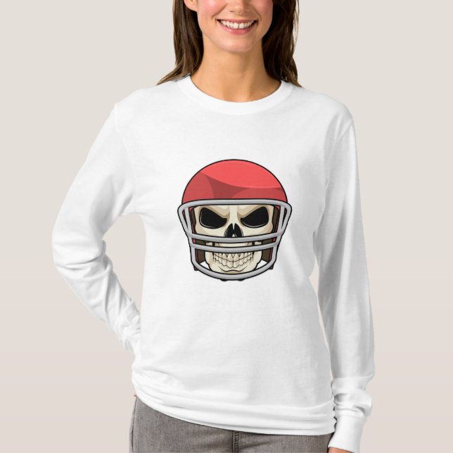 Camiseta Capacete Skull Futebol (Frente)